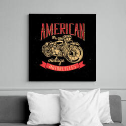 printfashion Motorcycle - Vászonkép - Fekete (13809614)
