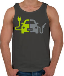 printfashion Plug-In Hybrid Electric Vehicle - Férfi atléta - Sötétszürke (2798979)