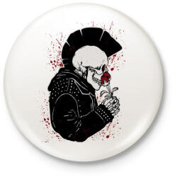 printfashion Punk szerelem - Kitűző, hűtőmágnes - Fehér (3073738)