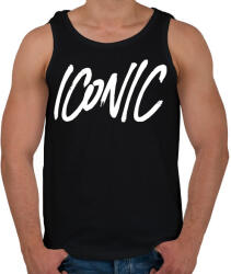 printfashion Iconic - Férfi atléta - Fekete (1140216)