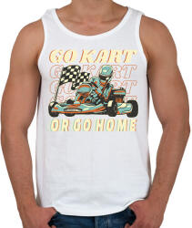 printfashion Gokart - Férfi atléta - Fehér (6147989)