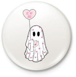 printfashion Be my Boo - Kitűző, hűtőmágnes - Fehér (15604713)