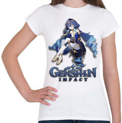 printfashion Genshin Impact - Női póló - Fehér (16623566)