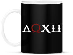 printfashion God of War: PS szimbólumok - Bögre - Fekete (2660532)