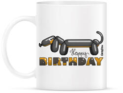 printfashion Lufitacskó Happy birthday felirattal - Bögre - Fehér (13418810)