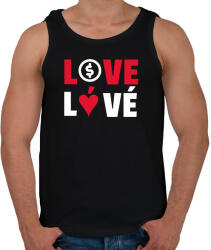 printfashion LOVE LÓVÉ 3 - Férfi atléta - Fekete (10845612)