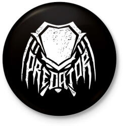printfashion Predator - Kitűző, hűtőmágnes - Fekete (7681966)