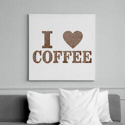 printfashion Szeretet - Vászonkép - Fehér (6637433)