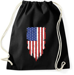 printfashion American - Sportzsák, Tornazsák - Fekete (3019607)