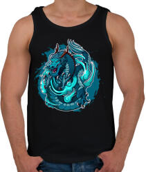 printfashion sárkány - Férfi atléta - Fekete (13902462)