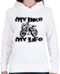 printfashion cbr650rf - Női kapucnis pulóver - Fehér (2898894)