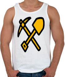 printfashion Bitcoin hálózat Felhőbányászat Kriptovaluta - Férfi atléta - Fehér (6932318)