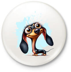 printfashion Tacsi - Kitűző, hűtőmágnes - Fehér (15698935)