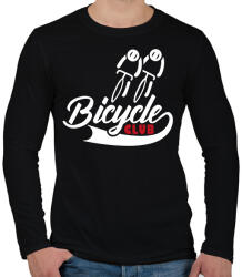 printfashion Bicycle Club - Férfi hosszú ujjú póló - Fekete (16399112)