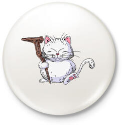 printfashion Dragon Ball karakter - Kitűző, hűtőmágnes - Fehér (3088701)