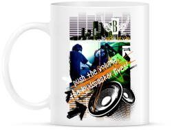 printfashion PUSH THE VOLUME - Bögre - Fehér (789234)