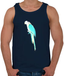 printfashion Summer parrot - Férfi atléta - Sötétkék (234999)