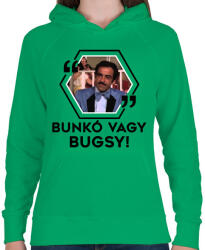 printfashion Bunkó vagy Bugsy! - Női kapucnis pulóver - Zöld (2630651)