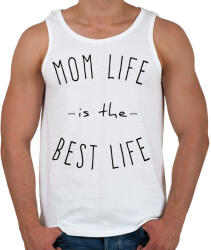 printfashion mom life is best life - Férfi atléta - Fehér (6974288)