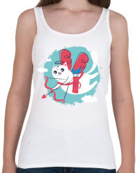 printfashion Cica - cat is in the air ! - Női atléta - Fehér (4242091)