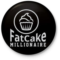 printfashion BITCOIN 4 EVER 90 - Kitűző, hűtőmágnes - Fekete (6976566)