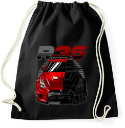 printfashion Nissan GT-R R35 - Sportzsák, Tornazsák - Fekete (11420109)