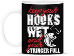 printfashion Nedves horog - Bögre - Fekete (2464044)