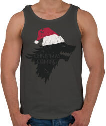 printfashion Christmas is coming - Trónok harca - Férfi atléta - Sötétszürke (5443460)
