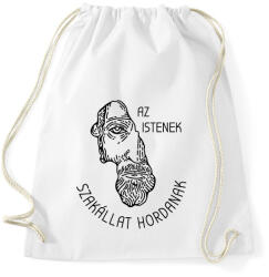 printfashion Az istenek szakállat hordanak - Sportzsák, Tornazsák - Fehér (6839220)