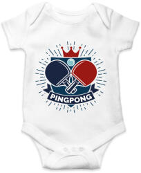 printfashion Pingpong - Címer - Baba Body - Fehér (6992810)