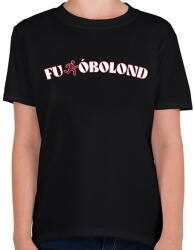 printfashion Futóbolond - Gyerek póló - Fekete (7413069)