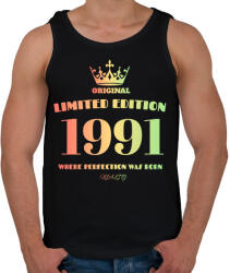 printfashion 1991 - Férfi atléta - Fekete (4467391)
