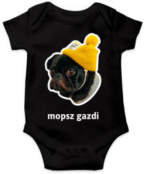 printfashion mopsz gazdi 4 - Baba Body - Fekete (10906145)