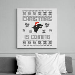 printfashion Christmas is coming Trónok harca - Vászonkép - Fehér (11471529)