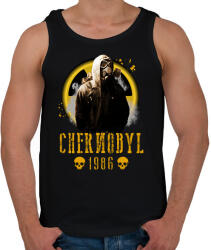 printfashion chernobyl - Férfi atléta - Fekete (2743288)