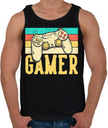 printfashion gamer - Férfi atléta - Fekete (13716364)