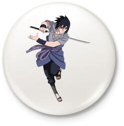 printfashion Sasuke - Kitűző, hűtőmágnes - Fehér (3076313)