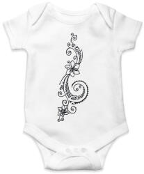 printfashion Maori virág2 - Baba Body - Fehér (11382651)