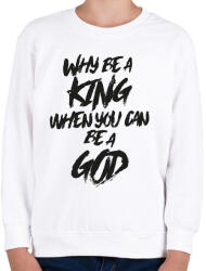 printfashion God - Gyerek pulóver - Fehér (382289)