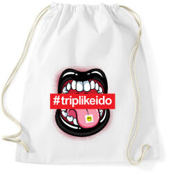 printfashion Nyelv - Sportzsák, Tornazsák - Fehér (804558)