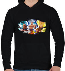 printfashion FortnitexDragonBall - Férfi kapucnis pulóver - Fekete (8255015)