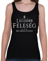 printfashion got-legjobb-feleseg-white - Női atléta - Fekete (1031016)