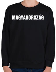 printfashion MAGYARORSZÁG - Gyerek pulóver - Fekete (4997970)