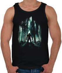 printfashion Rejtélyes alak - Férfi atléta - Fekete (319077)