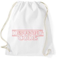 printfashion Debugging Code - Sportzsák, Tornazsák - Fehér (3918610)