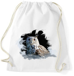printfashion hó bagoly - Sportzsák, Tornazsák - Fehér (1299721)