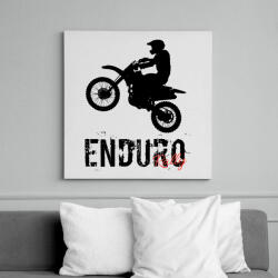 printfashion Enduro - Vászonkép - Fehér (6634816)