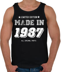 printfashion 1987 - Férfi atléta - Fekete (4052103)