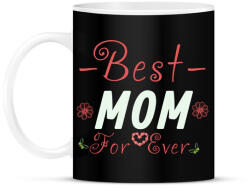 printfashion best mom - Bögre - Fekete (6319636)
