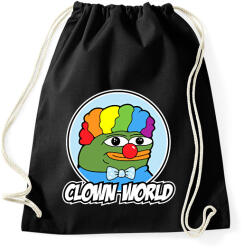 printfashion Clown World - Sportzsák, Tornazsák - Fekete (16002497)